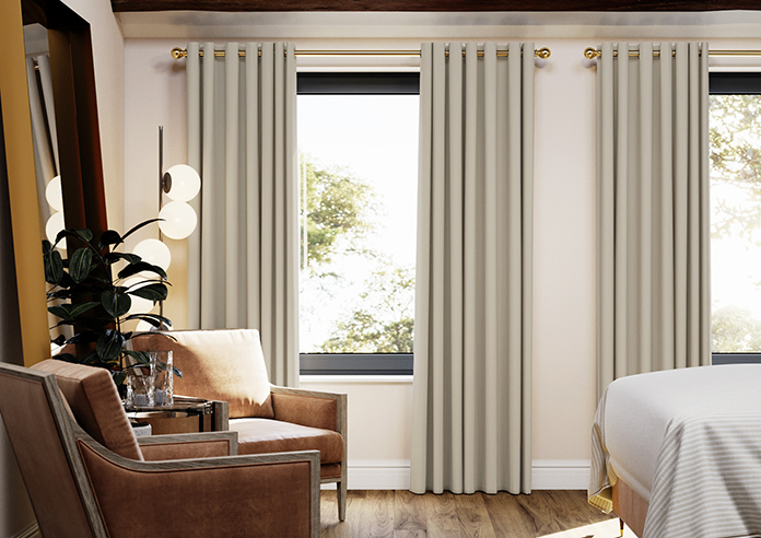 Berkshire Eyelet, Fawn - Ready Made Curtains - Image 3